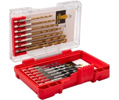 Набор свёрл по металлу и дереву P.I.T. DRUA  (14 шт, хвостовик HEX 1/4"/6.35мм), шт