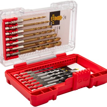 Набор свёрл по металлу и дереву P.I.T. DRUA  (14 шт, хвостовик HEX 1/4"/6.35мм), шт