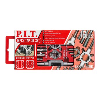 Набор для нарезания резьбы P.I.T. 16шт(ASET09-016В), шт