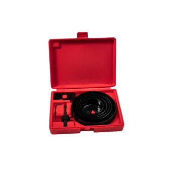 Набор кольцевых пил по дереву P.I.T. 8 шт, 51-102 мм (AWOD05-0008), шт