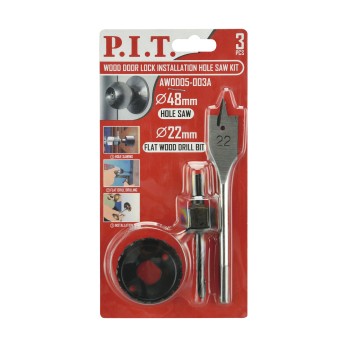 Набор для установки врезных замков P.I.T. AWD05-003A), шт
