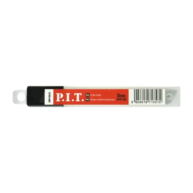 Лезвия сегментированные P.I.T.  9x90 мм, 12 сегментов, 10 шт в уп.(HCTK05-B009), шт