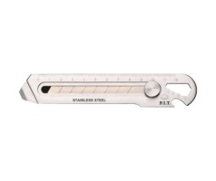 Нож строительный с сегментированным лезвием P.I.T. ADVANCE (нерж. сталь, 18x100мм, 7с.), шт