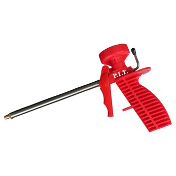 Пистолет для монтажной пены P.I.T. CONTROL (190мм, нерж./пласт., сопло 2мм, рег. подачи), шт