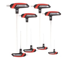 Набор шестигранных ключей P.I.T. ADVANCE (8 шт, Т-обр. рукоятка, 2 стержня, HEX, Cr-V), шт