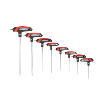 Набор ключей TORX P.I.T. ADVANCE (8 шт, Т-образная рукоятка, 2 стержня, Torx, Cr-V), шт