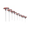 Набор ключей TORX P.I.T. ADVANCE (8 шт, Т-образная рукоятка, 2 стержня, Torx, Cr-V), шт