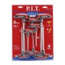 Набор ключей TORX P.I.T. ADVANCE (8 шт, Т-образная рукоятка, 2 стержня, Torx, Cr-V), шт