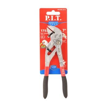Клещи переставные P.I.T. ADVANCE (175мм, зев 38мм, CR-V, 15 позиций, храповой механизм), шт