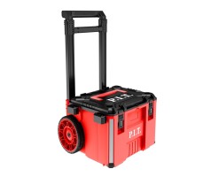 Ящик для инструментов системы STACKIN P.I.T. (44л, 495х400х338мм, ручка, колеса, 4,63кг), шт