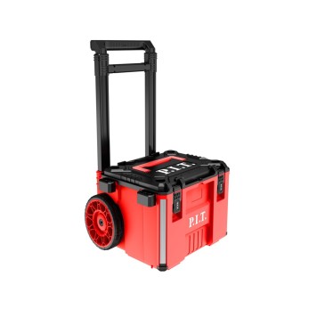 Ящик для инструментов системы STACKIN P.I.T. (44л, 495х400х338мм, ручка, колеса, 4,63кг), шт