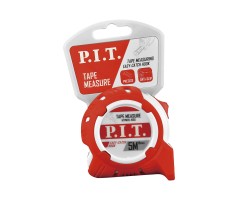 Рулетка с фиксатором P.I.T. 5 м x 19 мм, ABS+TPR(HTPM02-1905), шт