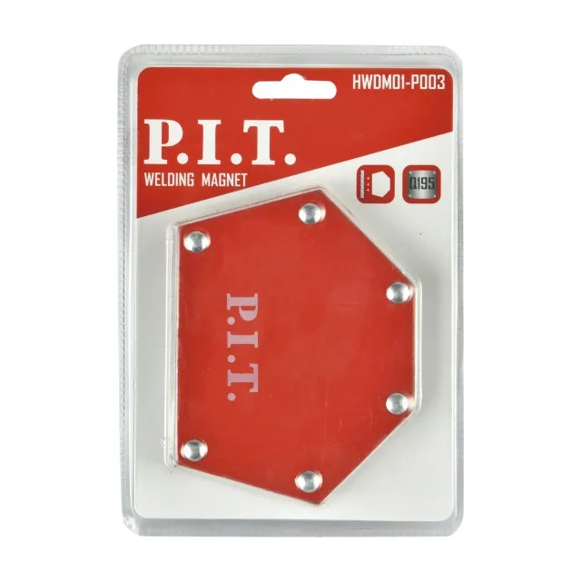 Угольник магнитный P.I.T. корпус 25.2мм, стенки 2.3мм,для фикс.под 30°,45°,60°,75°,135°(, шт