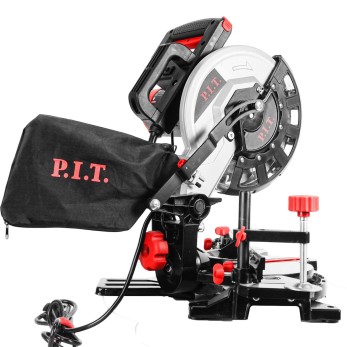 Пила торцовочная электрич. P.I.T. (1400Вт, Ø210мм, 3900об., влево 45°, пропил 115мм, лазер), шт