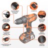 Дрель-шуруповерт аккумуляторная PATRIOT BR 181 UES
