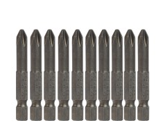 Бита PH2, сталь S2, длина 50 мм, 10 шт.