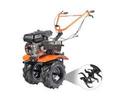 Мотоблок бензиновый PATRIOT Калуга М с колесами X-Drive