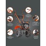 Мотоблок бензиновый PATRIOT УРАЛ M с колесами Extreme