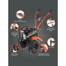 Мотоблок бензиновый PATRIOT УРАЛ M с колесами Extreme