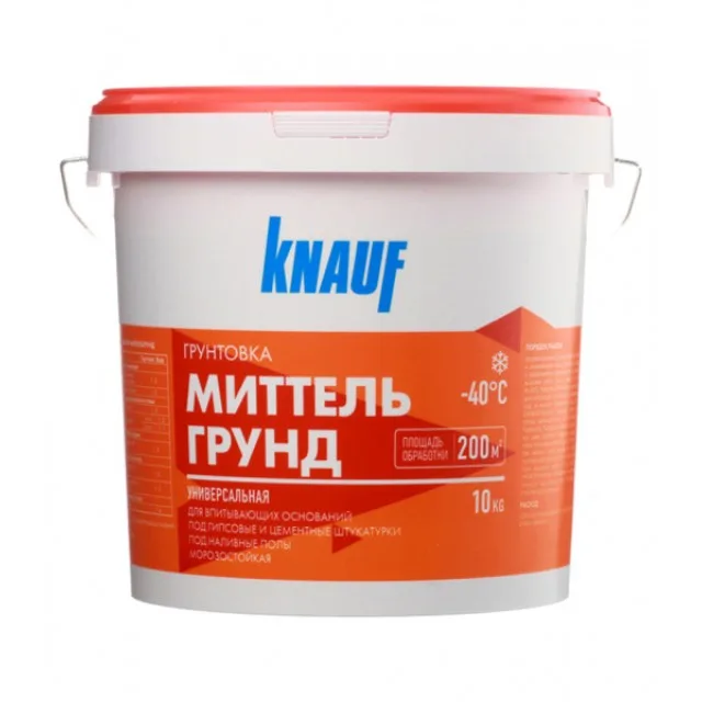 Грунтовка концентрат Миттельгрунд 10кг Кнауф