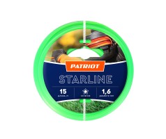 Леска Starline D 1,6 мм L 15 м (звезда, зеленая)