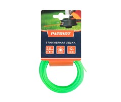 Леска D 2,0 мм L 12 м (звезда, зеленая)