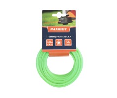 Леска D 3,0 мм L 12 м (звезда, зеленая)