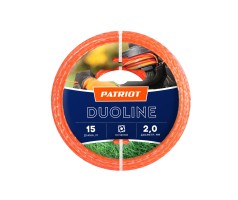 Леска Duoline D 2,0 мм L 15 м (скрученный квадрат, двухцветная)