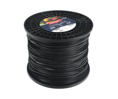 Леска Sawline D 3,0 мм L 400 м (квадрат, пилообразный профиль, черная)