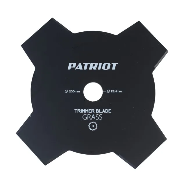 Нож PATRIOT TBS 4 для триммера (230х25.4 мм, 4 зубца)