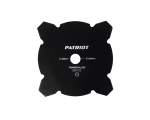 Нож PATRIOT TBM 4 для триммера (255х25.4 мм, 4 зубца)