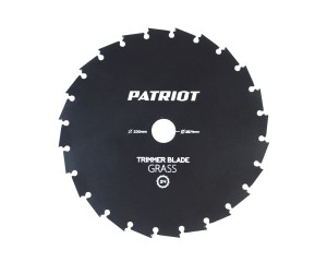 Нож PATRIOT TBS 24 для триммера (230х25.4 мм, 24 зубца)