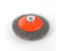 Щетка тарельчатая гофрированная (115 мм, М14)