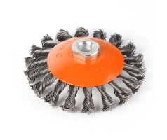 Щетка тарельчатая витая (115 мм, М14)