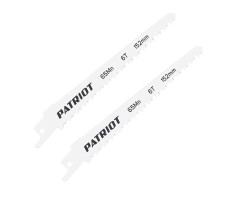 Полотно пильное по дереву для сабельной пилы (152х19х1.27 мм, 6T, 2 шт.)