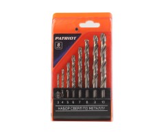 Набор сверл по металлу (3.0-10.0 мм, 8 шт.)