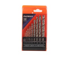 Набор сверл по металлу (1.0-10.0 мм, 10шт.)