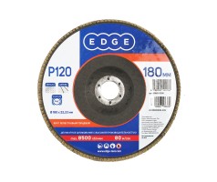 Круг лепестковый торцевой (180х22.23 мм, P120)