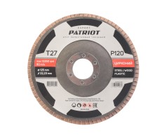 Круг лепестковый торцевой (125х22.23 мм, P120)