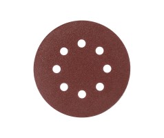 Круг шлифовальный на липучке (125 мм, Р60, 8 отв.)