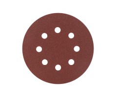 Круг шлифовальный на липучке (125 мм, Р80, 8 отв.)