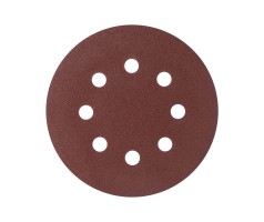 Круг шлифовальный на липучке (125 мм, Р120, 8 отв.)