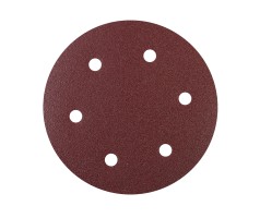 Круг шлифовальный на липучке (225мм, Р60, 6 отв)