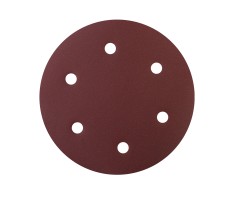 Круг шлифовальный на липучке (225мм, Р180, 6 отв)