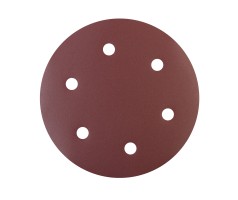 Круг шлифовальный на липучке (225мм, Р240, 6 отв)