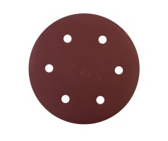 Круг шлифовальный на липучке (225мм, Р320, 6 отв)