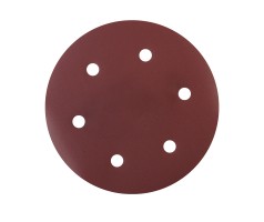 Круг шлифовальный на липучке (225мм, Р400, 6 отв)