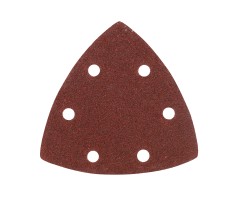 Треугольник шлифовальный на липучке (80х80х80 мм, Р60, 5 шт.)