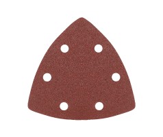 Треугольник шлифовальный на липучке (80х80х80 мм, Р100, 5 шт.)