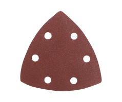 Треугольник шлифовальный на липучке (80х80х80 мм, Р120, 5 шт.)